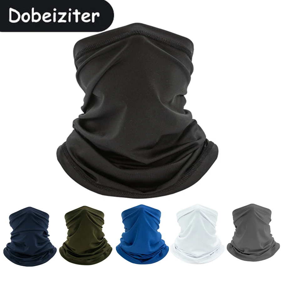 Outdoor Breathable Sunscreen Breathable Ice Silk Sports Bandana Neck Scarf Fishing Magic Face Towel Neck Sleeve Riding Mask Head