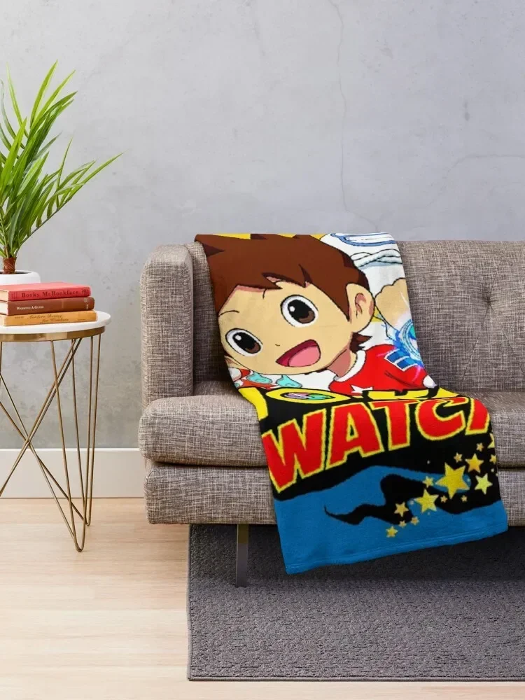 yokai-watch Throw Blanket Bed Fashionable anime Loose Tourist Blankets