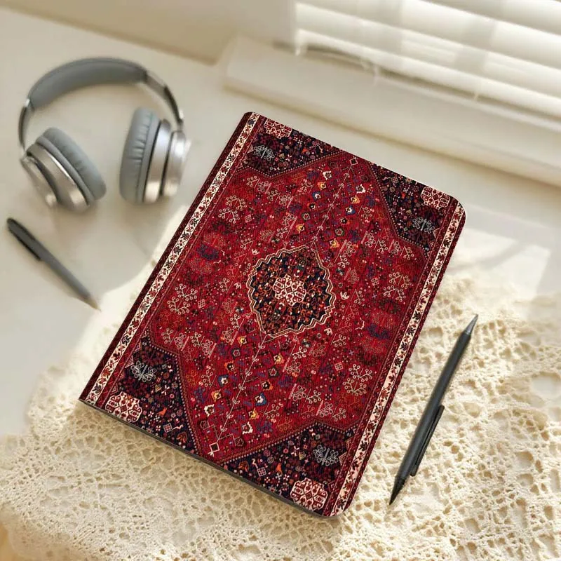 Red Persian Style Rug Gift Tablet Case For Xiaomi Redmi Mini Pad SE K 2 4 5 6 7 8 2023 2025 11 8.8 11.2 10.1 Pro