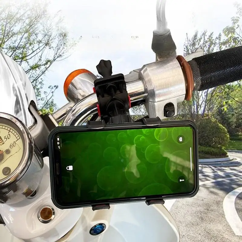 Крепление для телефона на велосипеде, крепление для мобильного телефона для велосипеда, вращение на 360 градусов, аксессуары для смартфонов для навигации, электрический скутер на открытом воздухе