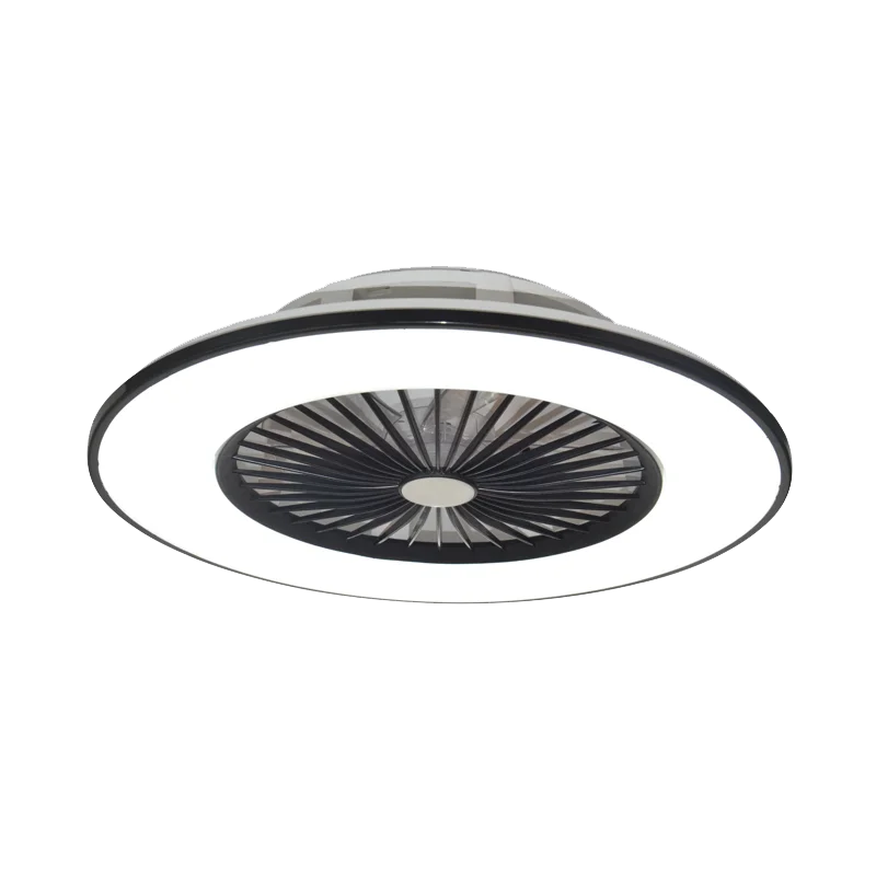 

Modern bedroom lighting intelligent remote control APP Stealth frequency conversion mute RGB LED ceiling fan light