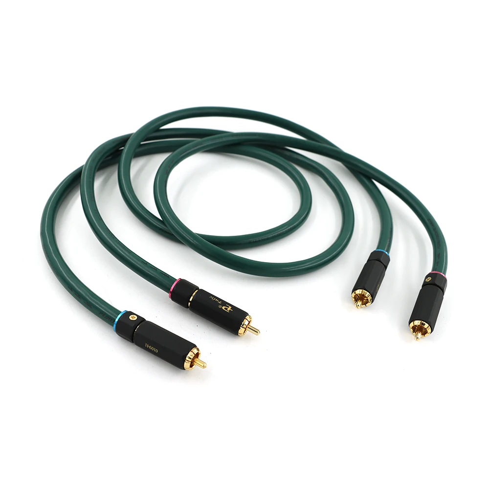 Hifi pair Furukawa Alpha series FA-220 OCC rca audio cable Amplifier CD DVD player Speaker PR-109 Gold  RCA interconnect cable