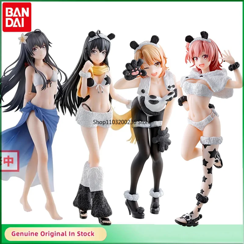 

BANDAI Original My Youth Romantic Comedy Is Wrong Yukinoshita Yukin Yuigahama Yui Isshiki Iroha Anime Figures Model Ornaments