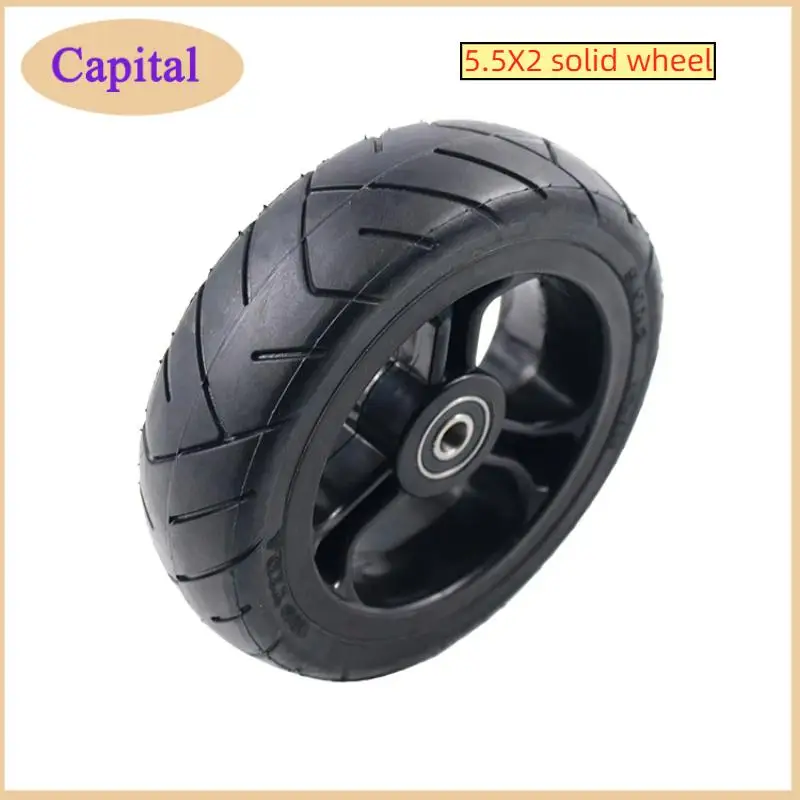 

Высококачественные твердые колеса 5,5x2, подходящие для электросамокатов, детских тележек, замены колес тележек для покупок.