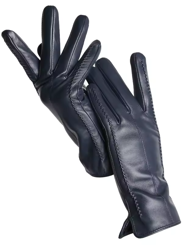 Women's sheepskin gloves winter warm plus velvet short thin touch screen driving color women's leather gloves good quality -2226 - Image 26
