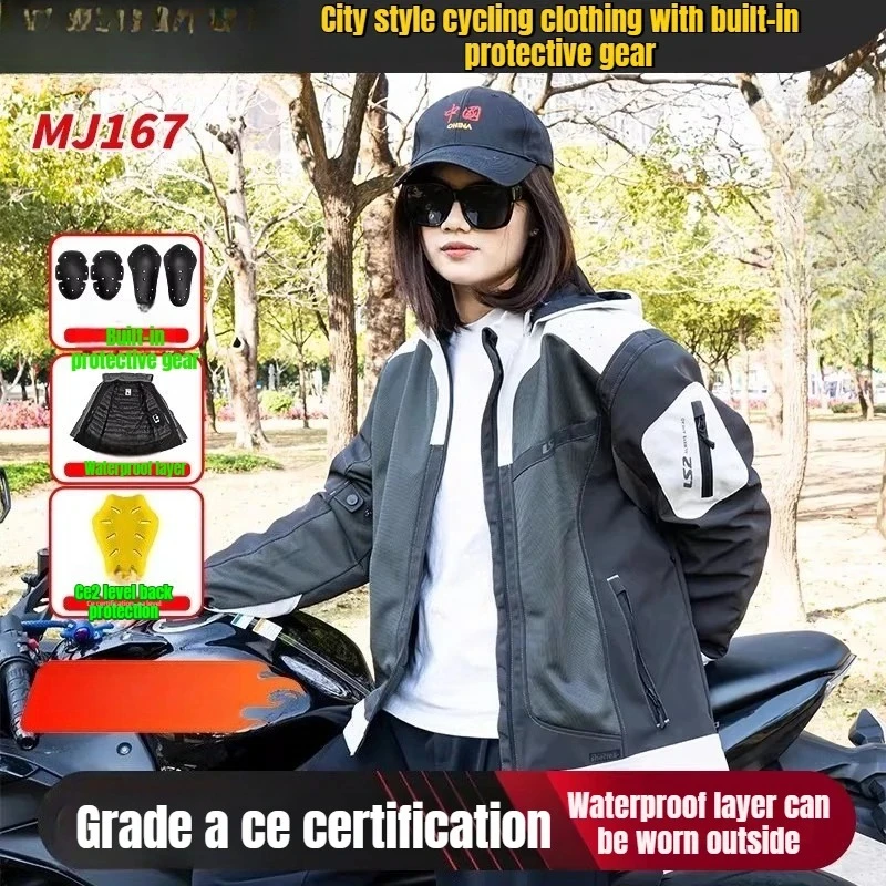 

Мотоциклетная куртка для мужчин и женщин MJ167, зимняя теплая водонепроницаемая куртка для мотоциклистов, дышащая, с защитой от падений, внедорожная куртка AA.