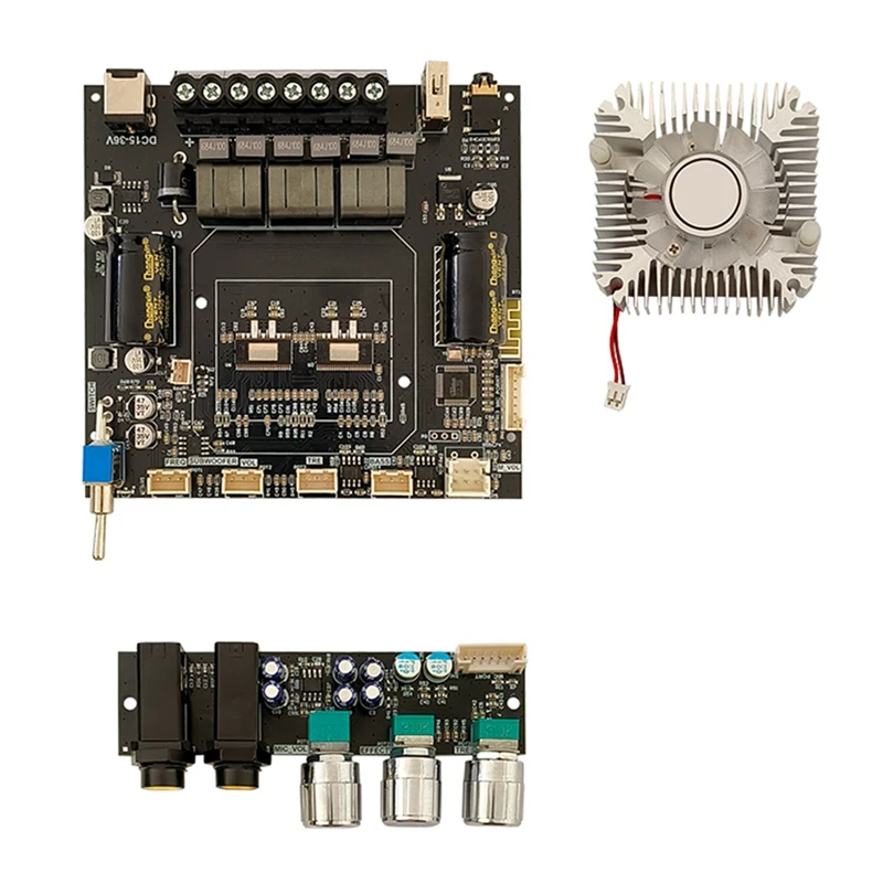 ZK-AD-BTデジタルパワーアンプボード、低ノイズオーディオアンプモジュール、2.1チャンネル、tpa3251d2、2x220w、350w、ハイパワー