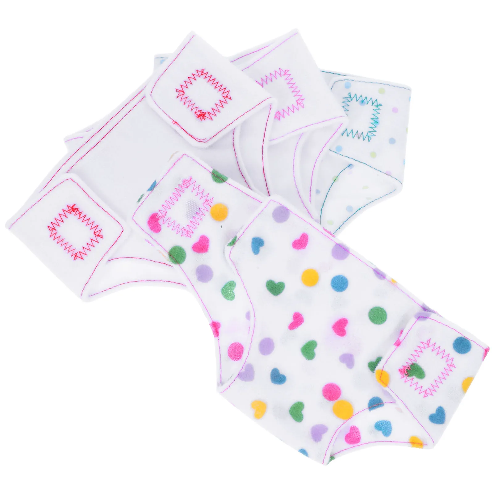 

4 Pcs Baby Diapers Wearing Model Babydoll Accessories Clothing Part Parts
