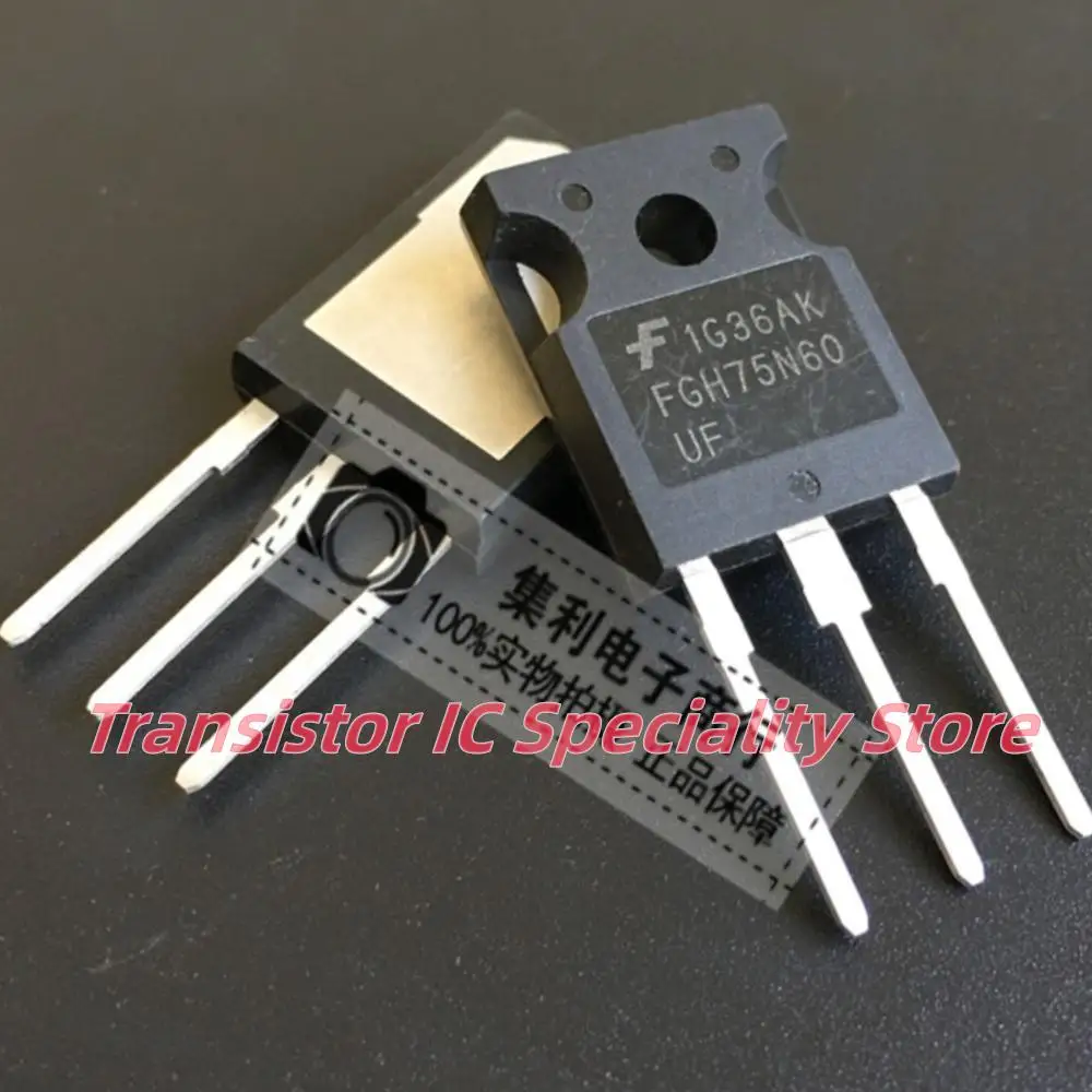 FGH75N60UF TO-247 75A 600VIGBT Importé Original Meilleure Qualité, 5PCs-10PCs