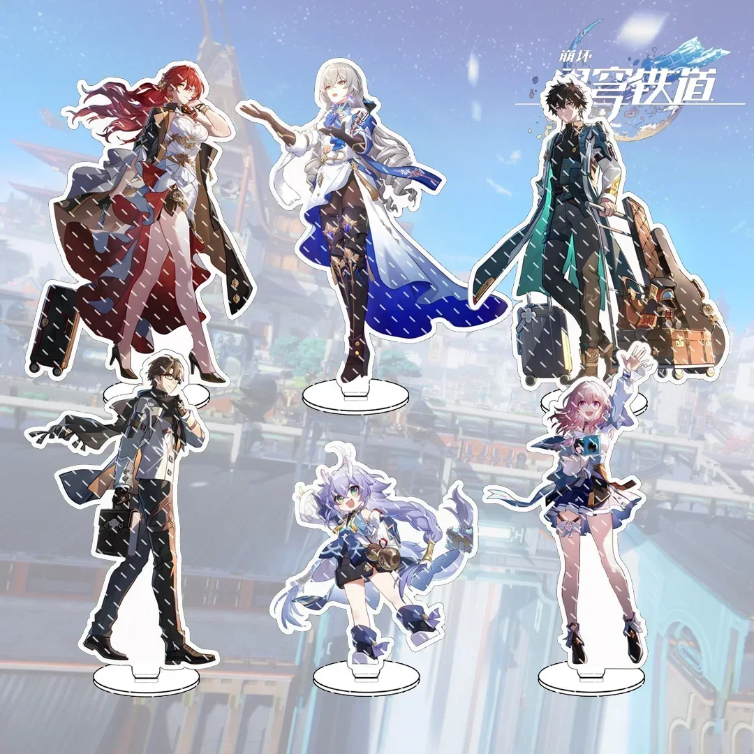 

Honkai: Star Rail Figure Stand Model March Seven Khiko Walther Danheng Boulonie Bleu, Tabletop Decoration, Birthday Present, New