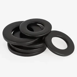 Black 304 Stainless Steel Thin Flat Washer