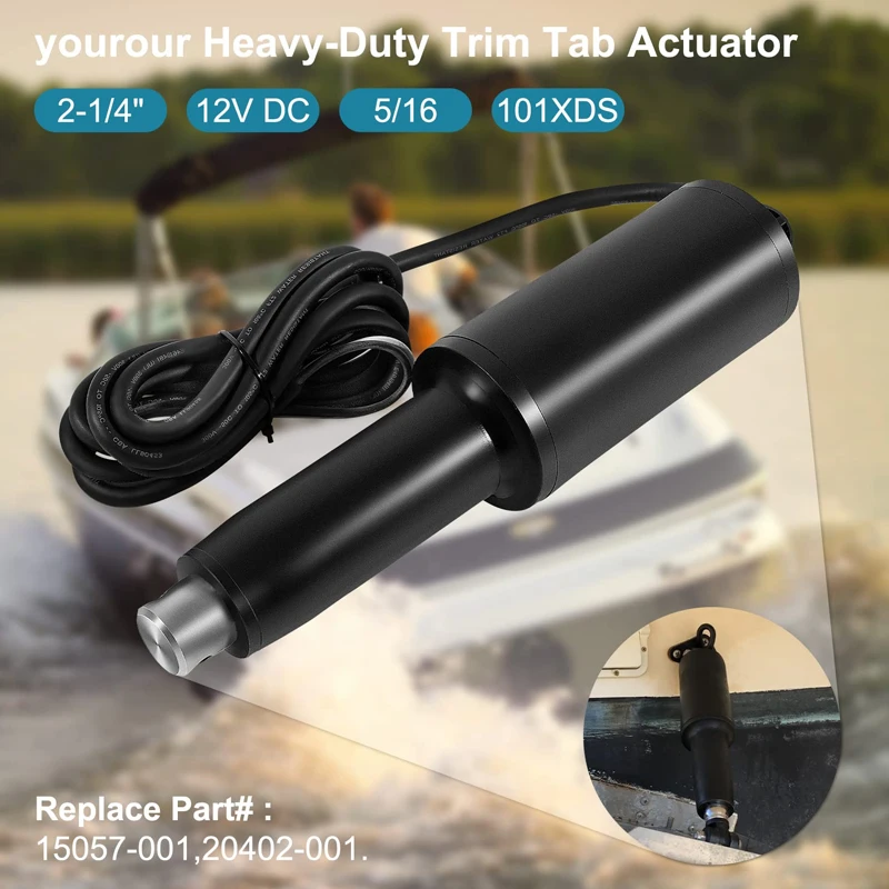 15057-001 Trim Tab Actuator Short , 2 1/4