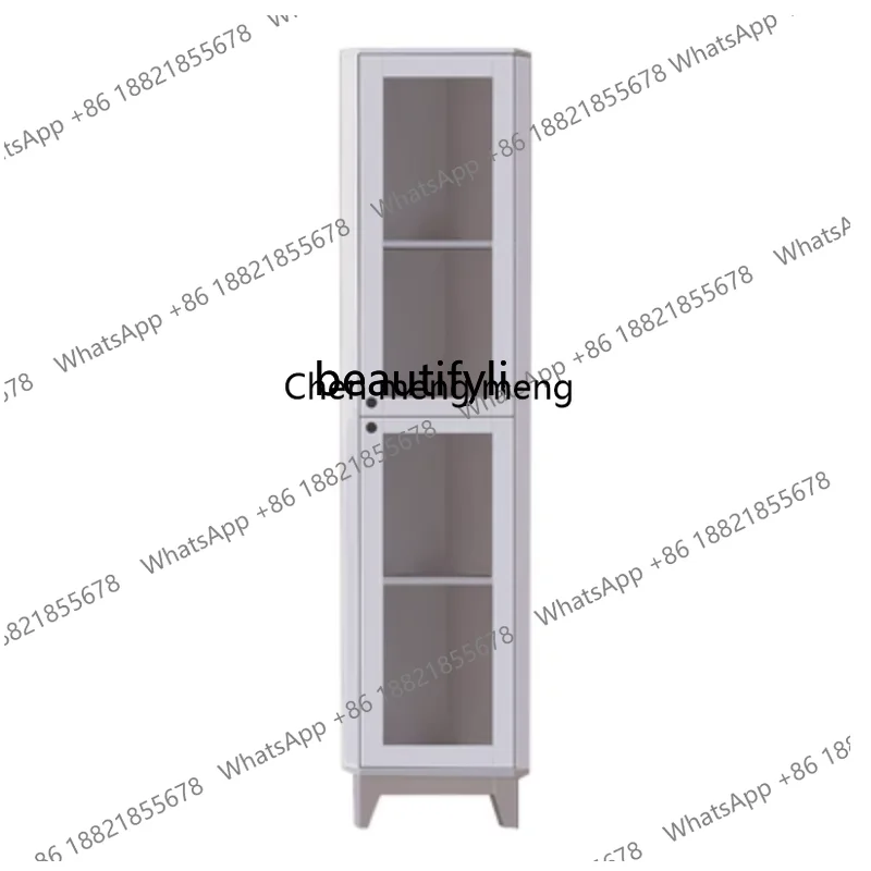 Modern Corner Cabinet Shelf Living Room Sideboard Cabinet Bedroom Storage Bookcase Simple Triangle Cabinet Multifunctional