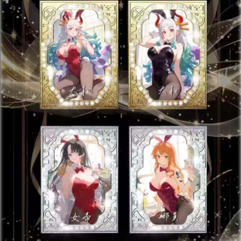 Wholesale One Piece Collection Cards Bonfire Studio Diamond Metallic Goddess Gown Bunny Booster Box Anime Trading Cards