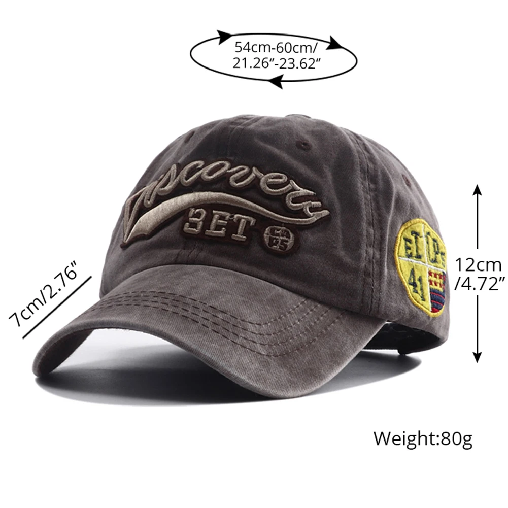 موضة جديدة خمر قبعة بيسبول مغسولة الهيب هوب إلكتروني التطريز الرياضة Snapback قبعة للجنسين في الهواء الطلق قبعات للحماية من الشمس للرجال والنساء #6