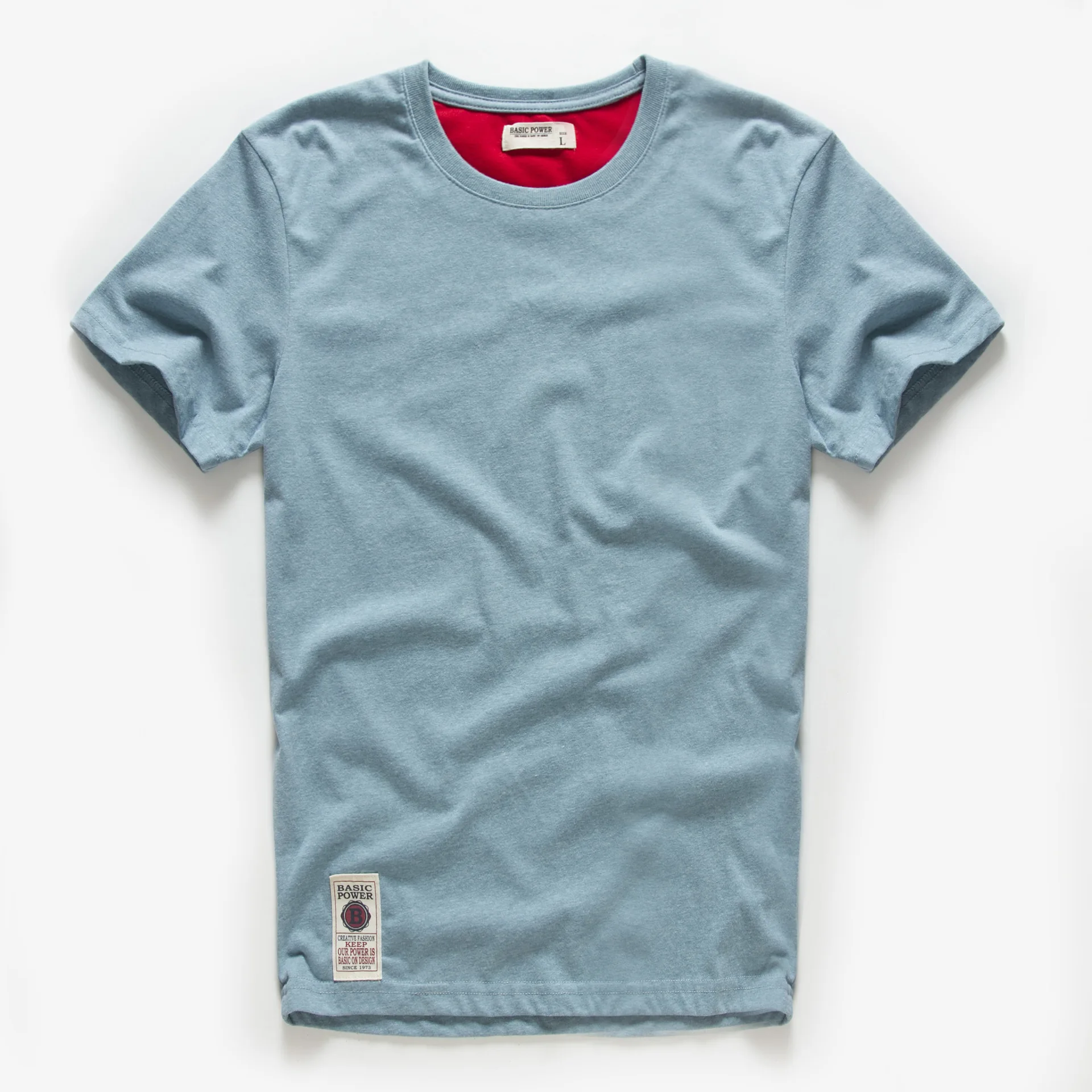 Herren T-Shirt Lässiges Baumwoll-Basic-T-Shirt Männliche Streetwear Kurzarm-Oberteil Y2k Tops Übergroße Grafik-T-Shirts Herrenbekleidung