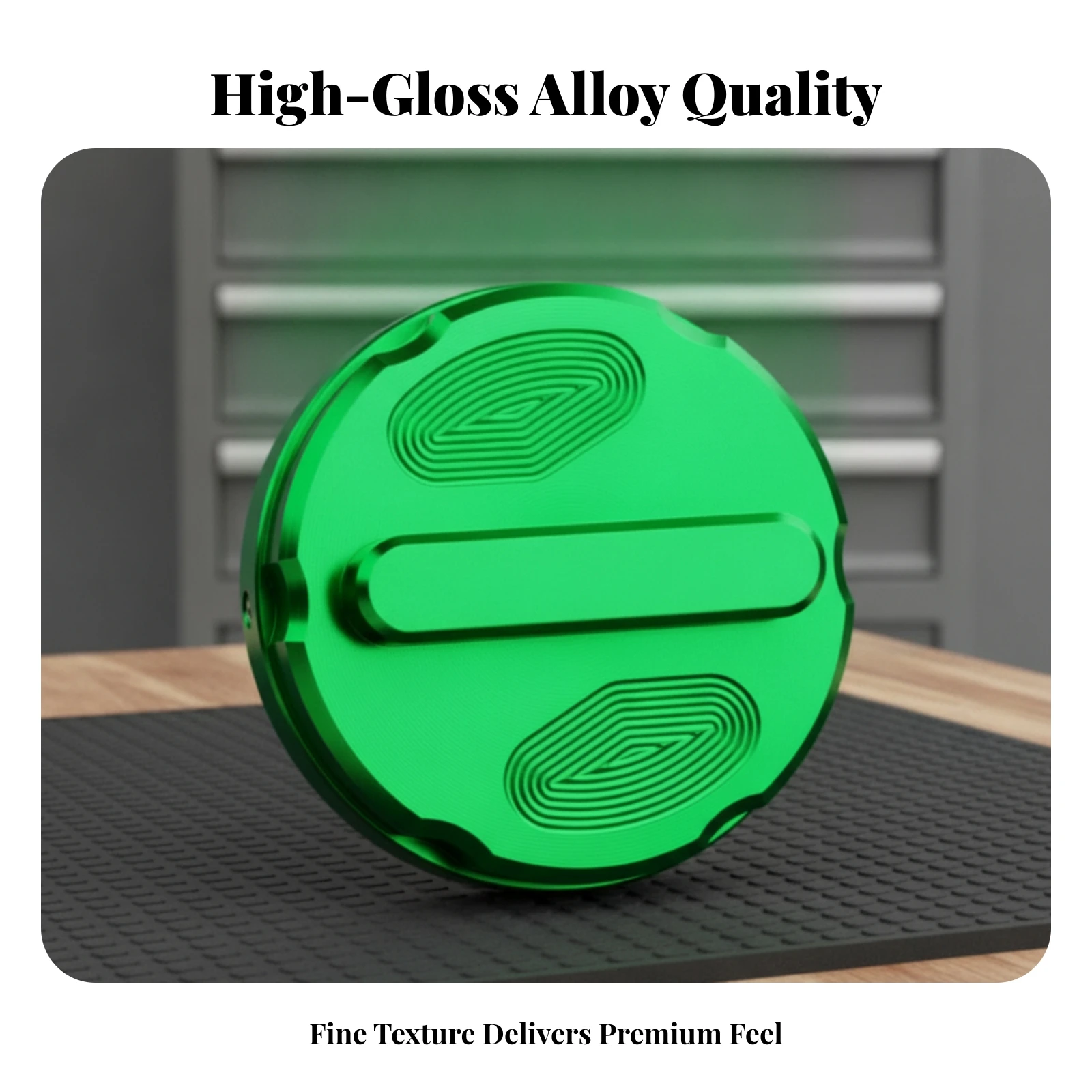 Stylish Motorcycle Tank Cover Rust and Corrosion Resistant Gas Cap Anodized Finish Replacement for Mini Bike ADV CLICK GIORNO