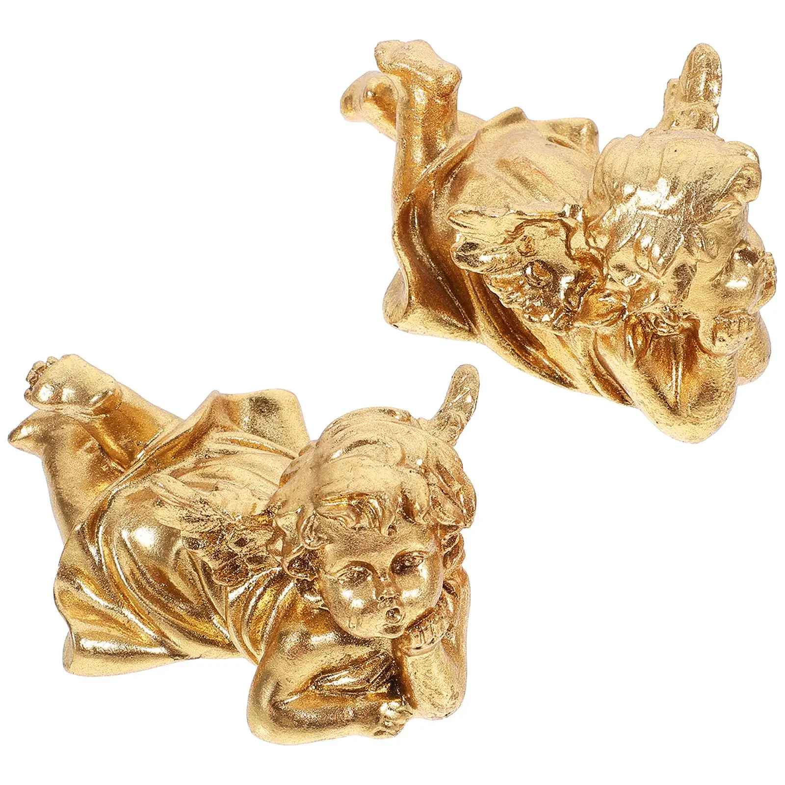 

Adorable Angel Figurines Decorative Home Crafts Angel Statues Figurines Resin Statue Sculpture Desktop Mini Model nament