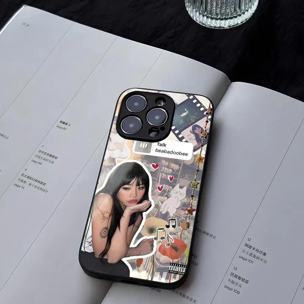 Singer Beabadoobee Mouse Pad Tempered Glass For iPhone 13 14 16 12 15 11 Pro Max Plus Mini X XR SE2020 Coque