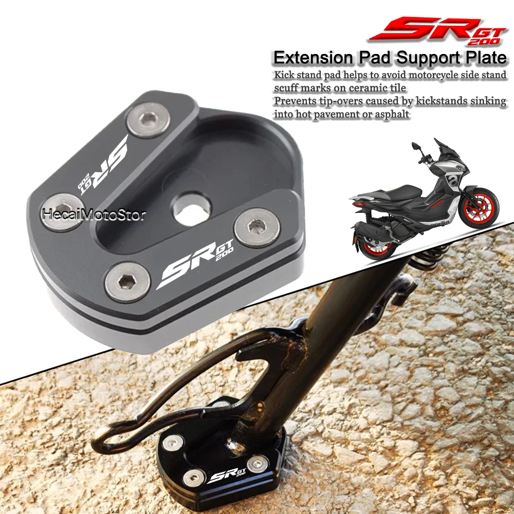 

For Aprilia SR GT 200 sr gt200 Motorcycle accessories modified side foot braces and enlarged seat side brackets