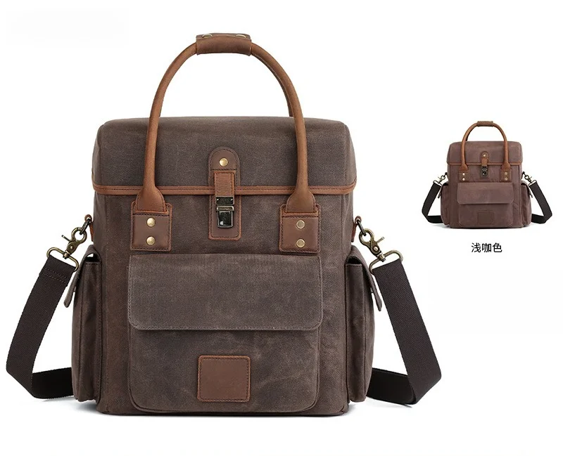 Leather Wine Storage Bag European and American Backpack Wine Tote Bag Wine Storage Bag