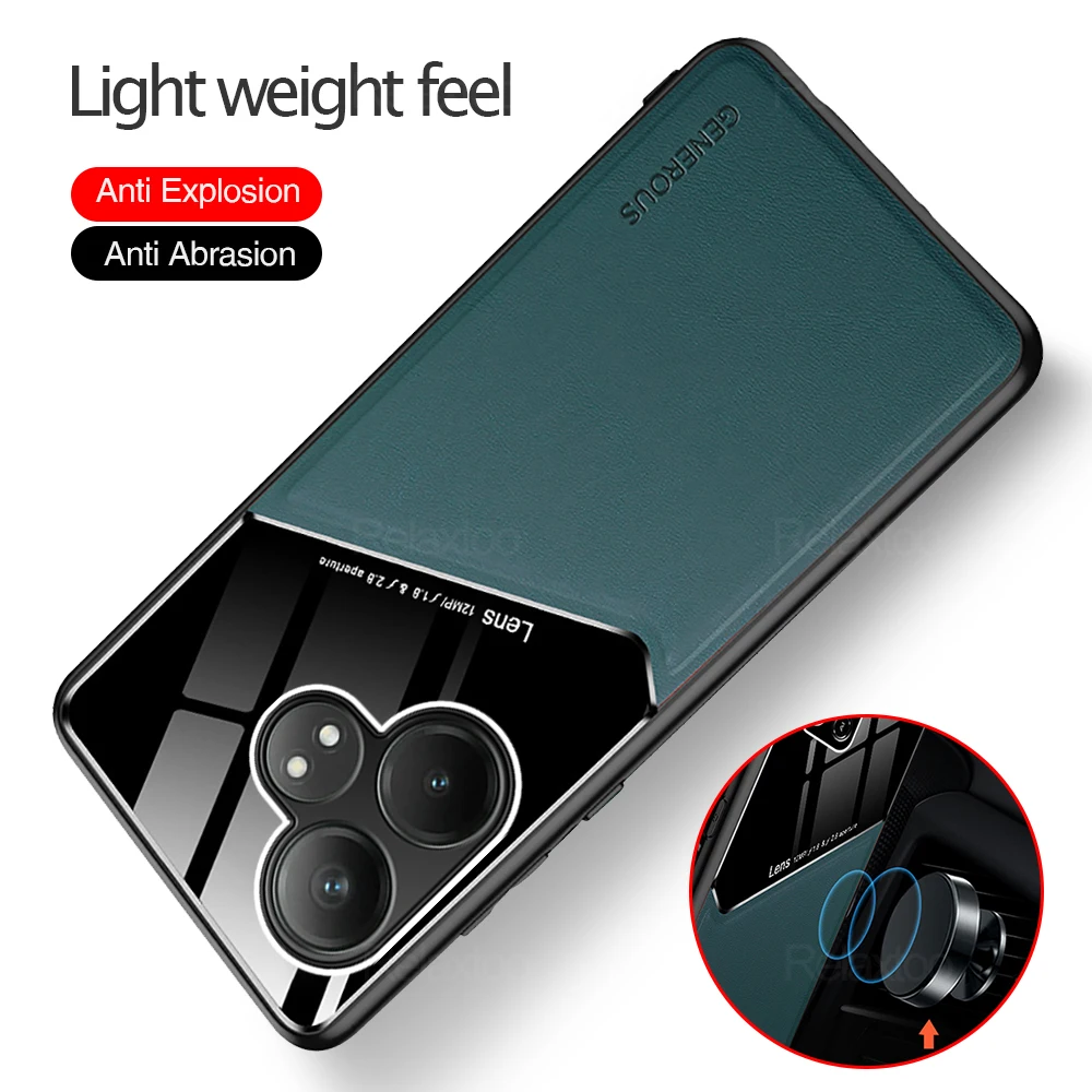 For Realme GT Neo6 SE Magnetic Luxury leather Full Lens Protective Case For Realme GT 6T GT 6 Neo 6 SE Anti Scratch Coque Fundas