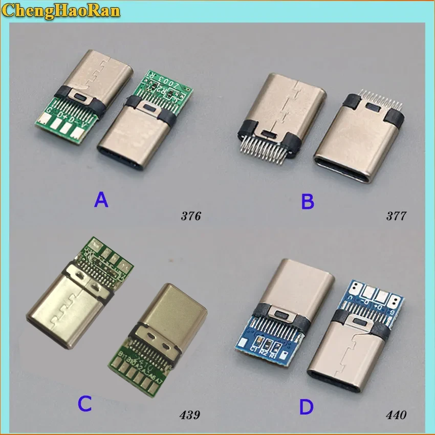 

ChengHaoRan Новый 1 шт. USB разъем питания зарядная док-станция порты и разъёмы type-C USB 3,1 коннектор Тип C USB штекер