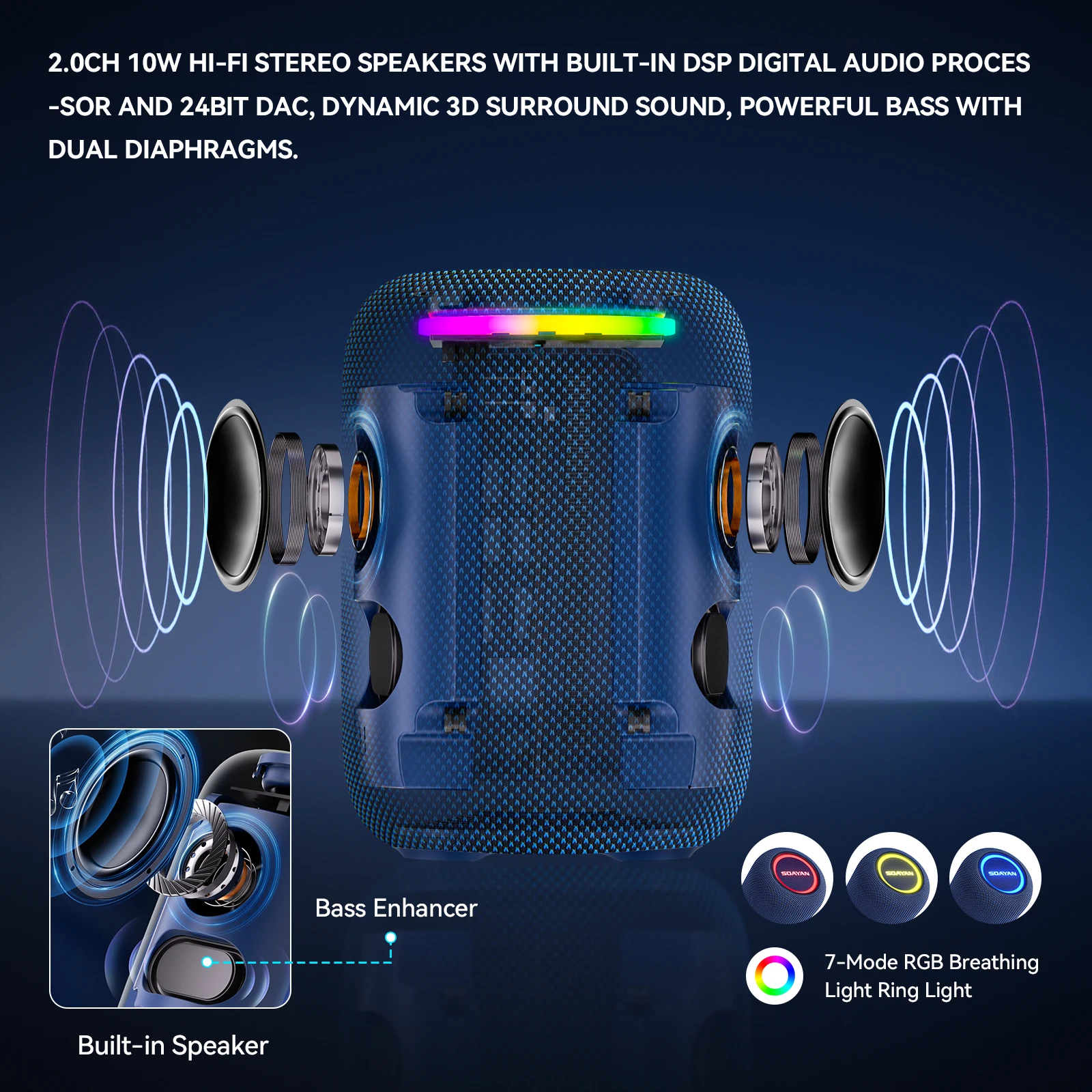 SZBOX EXR1 كمبيوتر صغير AMD R7 8745HS/7640HS DDR5 4800 MT/s WiFi6 BT5.2 Win11 M.2 2280 NVME PCIE * 2 كمبيوتر ألعاب مكتبي