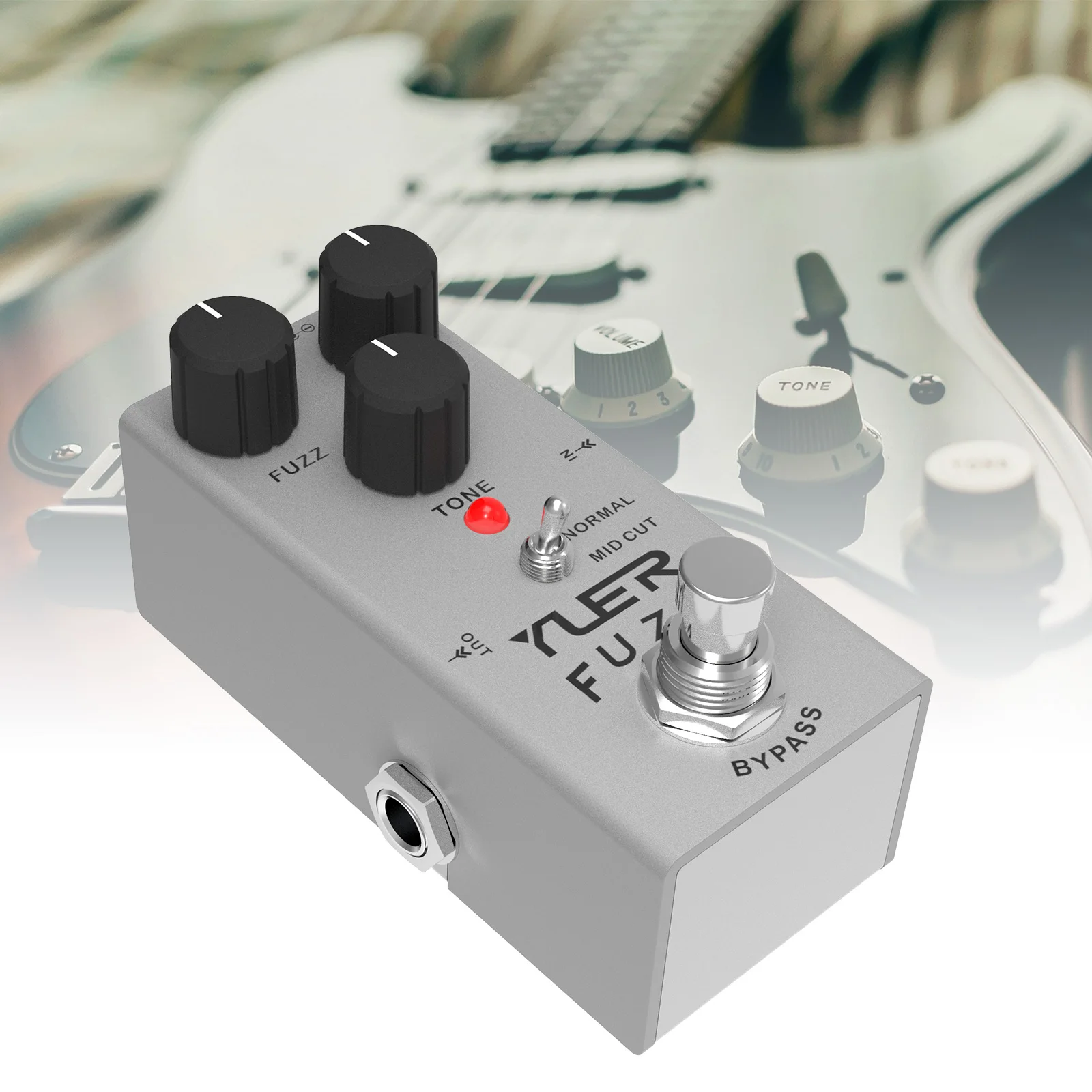 guitar effect pedal FUZZ True Bypass Full Metal Shell Guitar Parts & Accessories Mini Single Type Dc 9V True Bypass