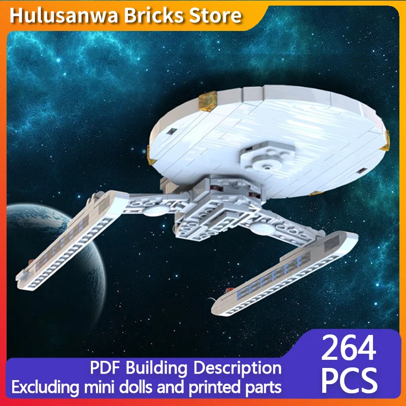 

Популярная модель движения MOC, строительные кирпичи, космический средний крейсер, модульная технология, подарки, праздник, сборка, детские игрушки, костюм