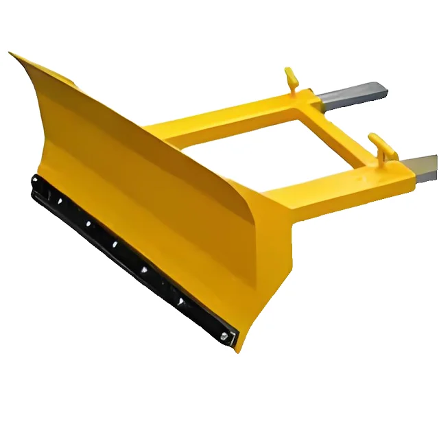 

High-Efficiency Snow Plough Designed Specifically For Forklifts, Quickly Clears Large Areas Of Snow