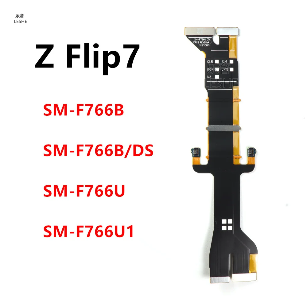 

Гибкий кабель материнской платы для Samsung Galaxy Z Flip 7 F766, разъем материнской платы, гибкий кабель Flip7, запасные части