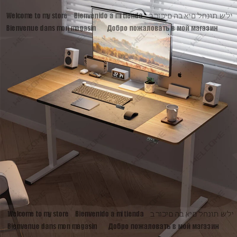 

Hot Sell Height-adjustable Desk Standing Desk Motion Desk Smart Computer Desk Study Desk Learning Game Office thread computer