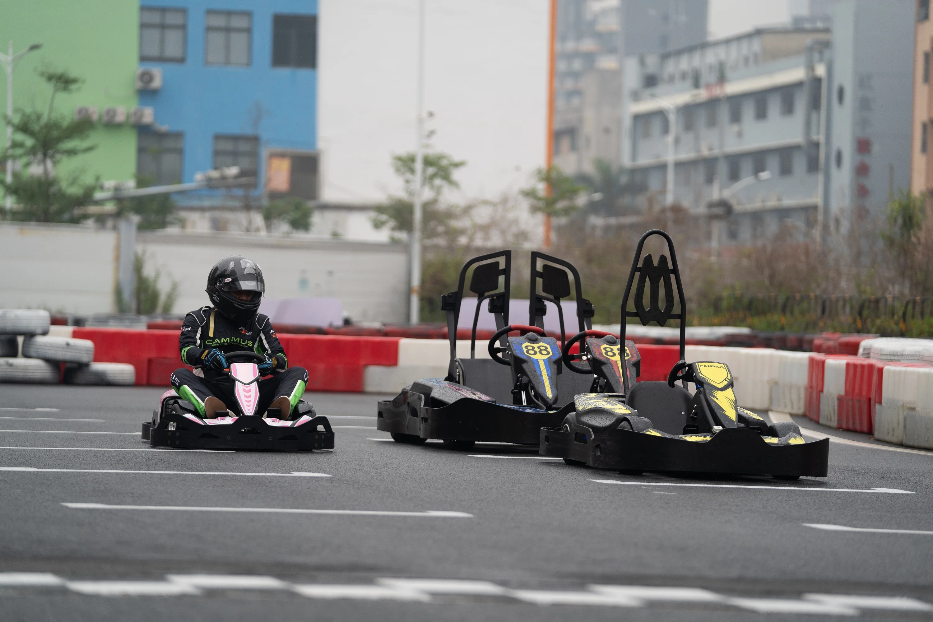YTYIN CAMMUS 2022 Originele GoKart Pro Edition 540 Wh Batterij Go Kart Racing Kids Elektrische Go Karts
