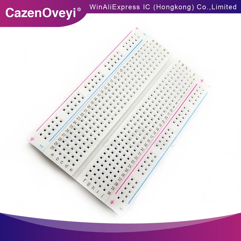 400-hole high-quality breadboard circuit board hole board 8.5x5.5cm can be combined and spliced ​​experimental board