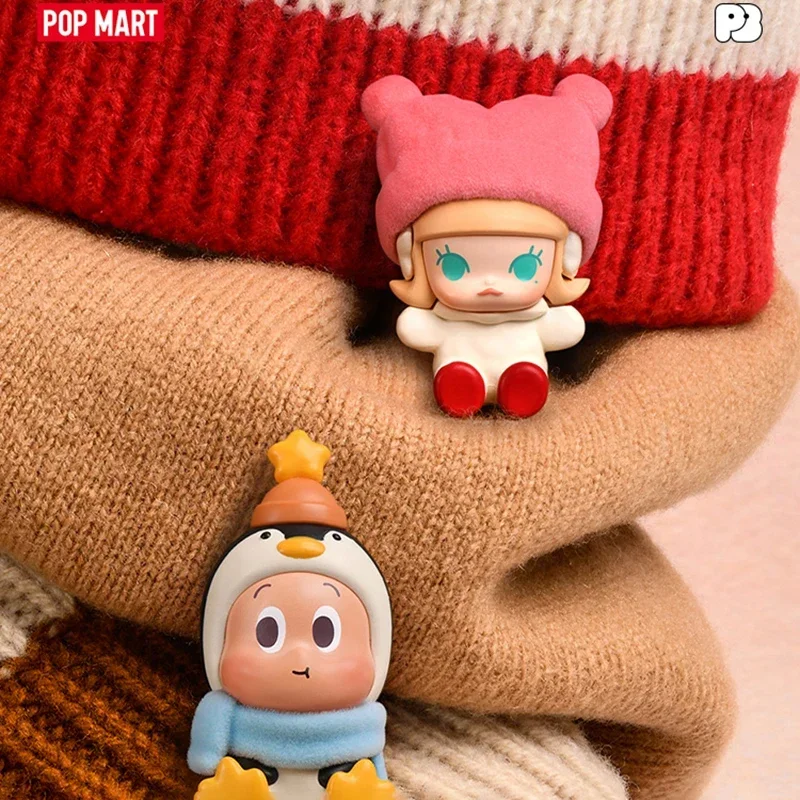 

POP MART POPBEAN пушистая уютная серия мини-кукла слепая коробка загадочная коробка игрушки кавайные украшения фигурки домашний декор настольная модель