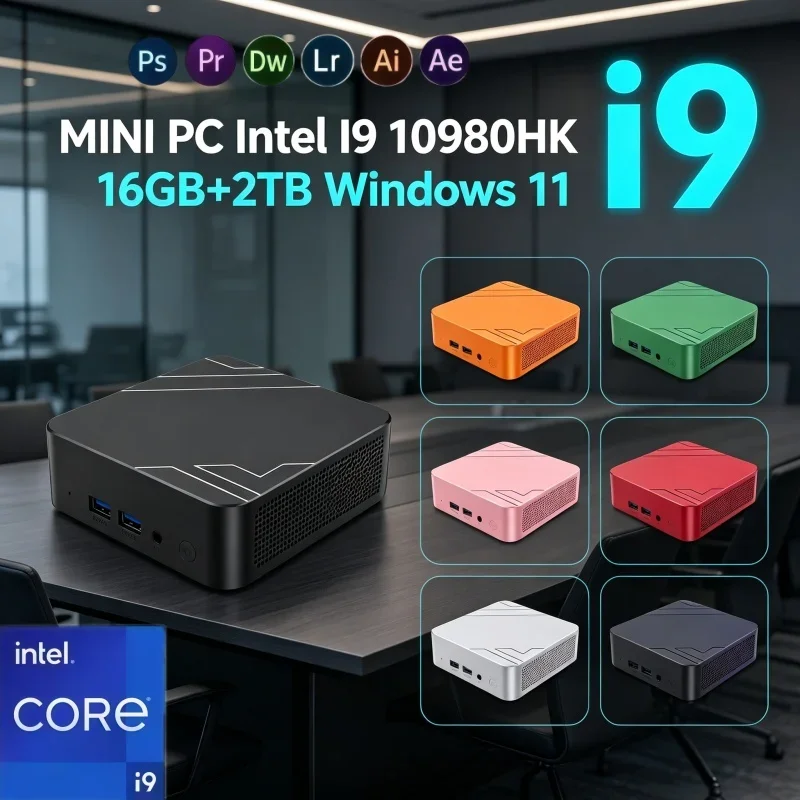 パワフルなミニpc-2026-インテル-i9‑10980hk-windows-11-ゲーミングpc-16gb-ram-2tb-ssd-4k-uhd-wifi-6-マルチシナリオ対応-デスクトップミニコンピューター