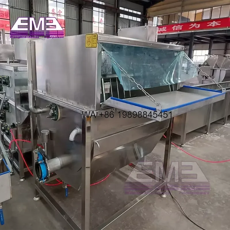 Wmwmnu Modern 220V Steel Automatic Chicken Plucking and Scalding for Farms Restaurants and Abattoirs