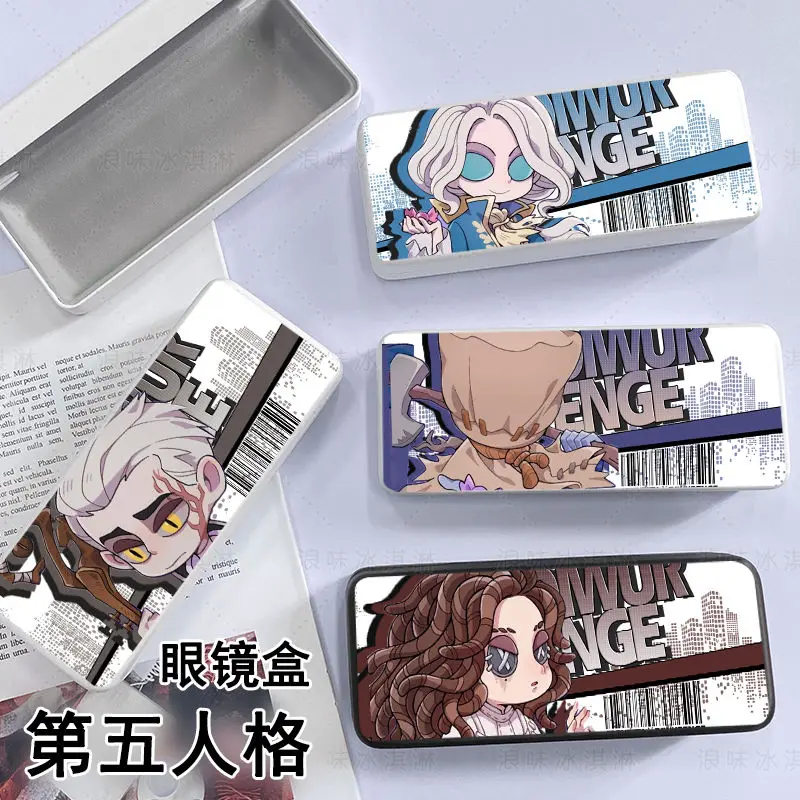 Game Anime Identity ⅤAesop Carl Emma Woods Emily Dyer Naib Subedar Galatea Cartoon Cosplay  Glasses Case Stationery Kids Gift