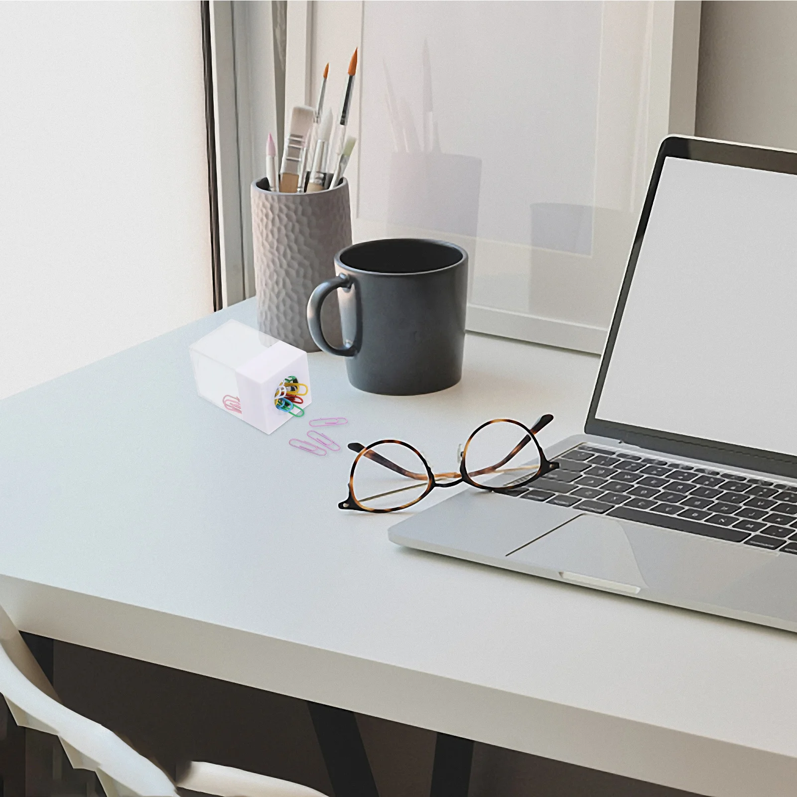 

2pcs Storage Bucket Desk Organizers Home Office School Supplies Container For Paper Clips Thumbtacks Pins Screws Nails