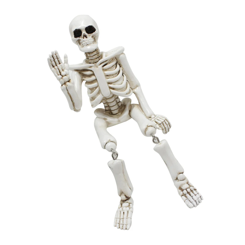 

1pcs Skull Ornaments Home Decor Resin Decoration Cool Statue Desktop Halloween Party Figurine Garden Resin Crafted