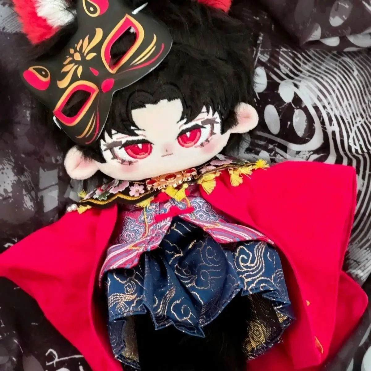 

20cm I'm Not a Play God Chen Ling Attribute Cotton Dolls Dress Up Cotton Doll High Value Lovely Gifts Around People Gift Xmas