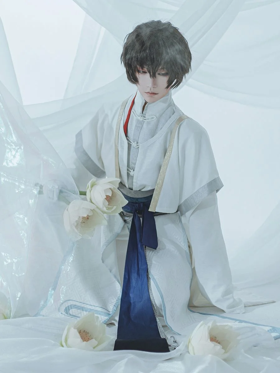 Anime Cosplay Costume Dazai Chinese Style Cosplay Costume Game Anime Dazai Set Cosplay Costume Dazai Costume