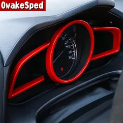 For Mazda 3 Axela 2014-2018 Dashboard Interior Instrument Frame Fuel Gauge Display Cover Decoration Trim Sticker Car Accessories