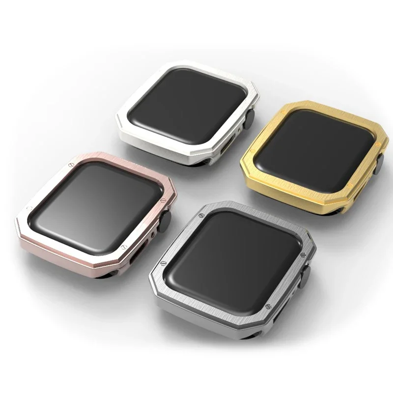 Capa dura para pc para apple watch ultra 49mm 41mm 45mm, capa de plástico revestida para iwatch série 9 8 7 6 se 5 40mm 44mm capa protetora