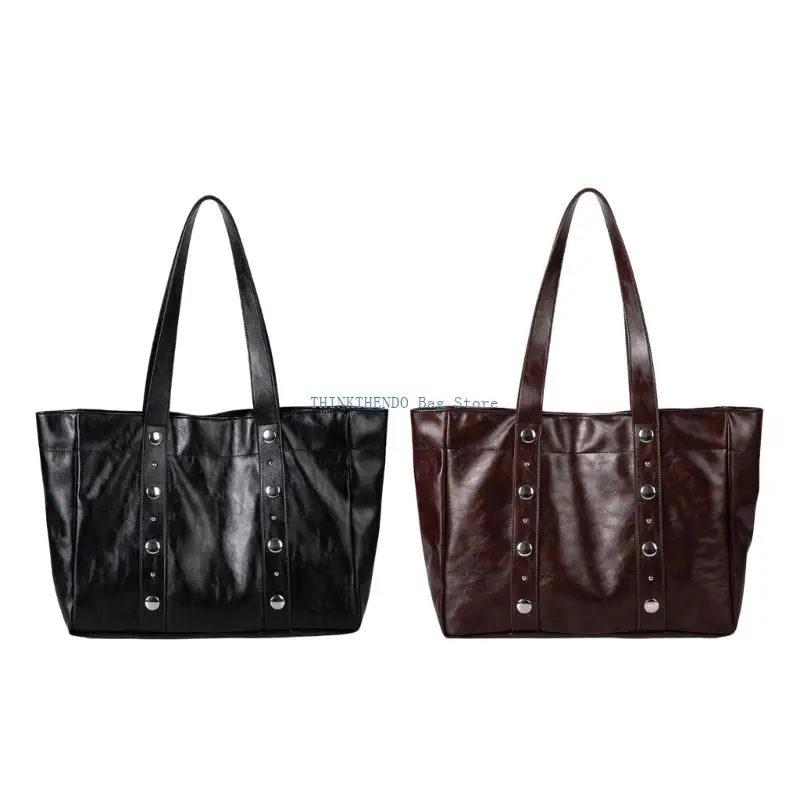 

340D Women's Commuters Elegant PU Leather Look Underarm Purse Generous Storage