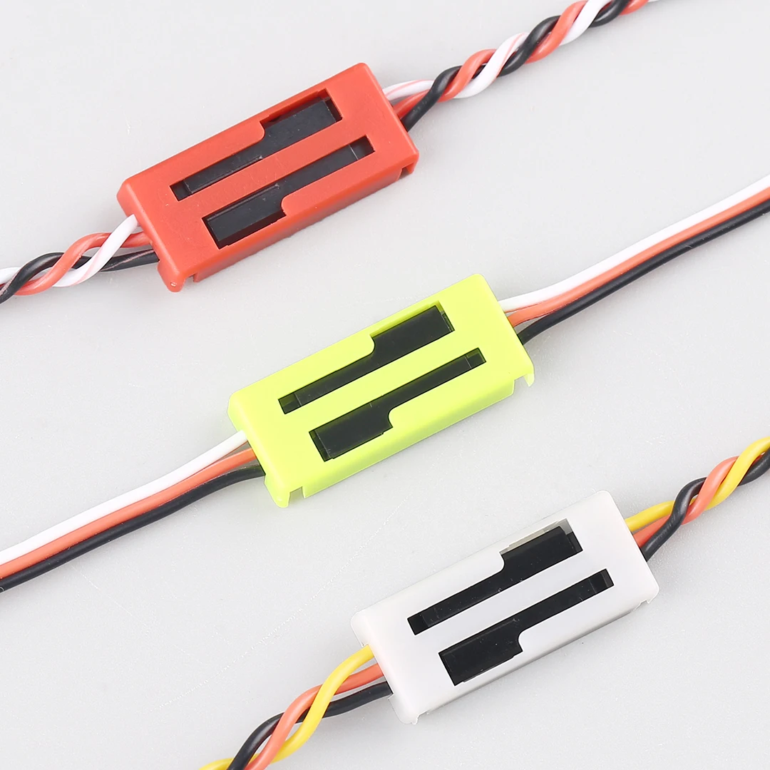 Forward Servo Extension Cable Anti-Lock Buckle, Universal Servo Connector Anti-Slip Clip, Fit All Types of RC Servos