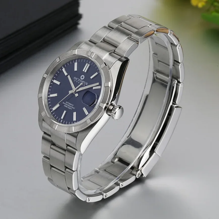 Octopus Men Automatic Watch 36mm Luxury Mechanical Wristwatch 10ATM Waterproof BGW-9 Luminous Sapphire Mirror PT5000 SW200
