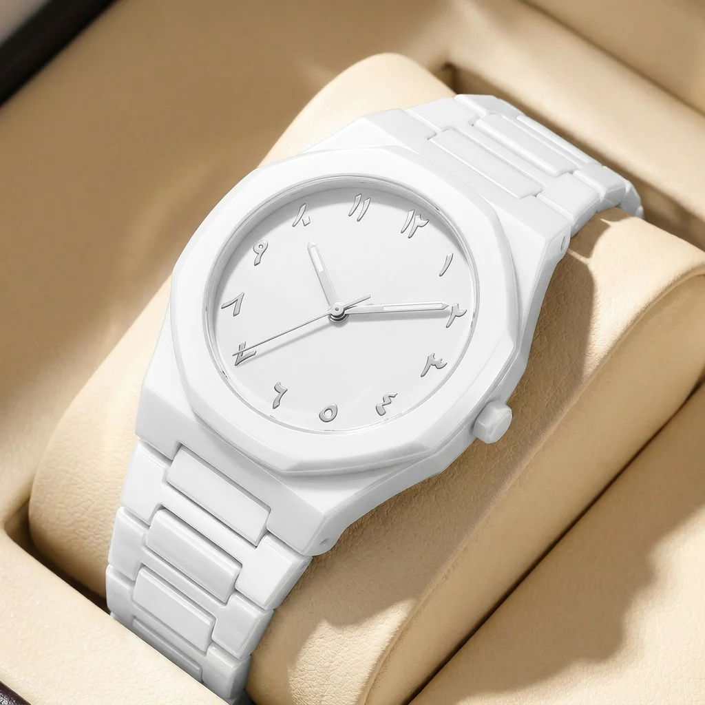 

1pcs Men's white dial alloy strap vintage fashion map dial lightweight sporty details Quartz Watch for daily business party holi