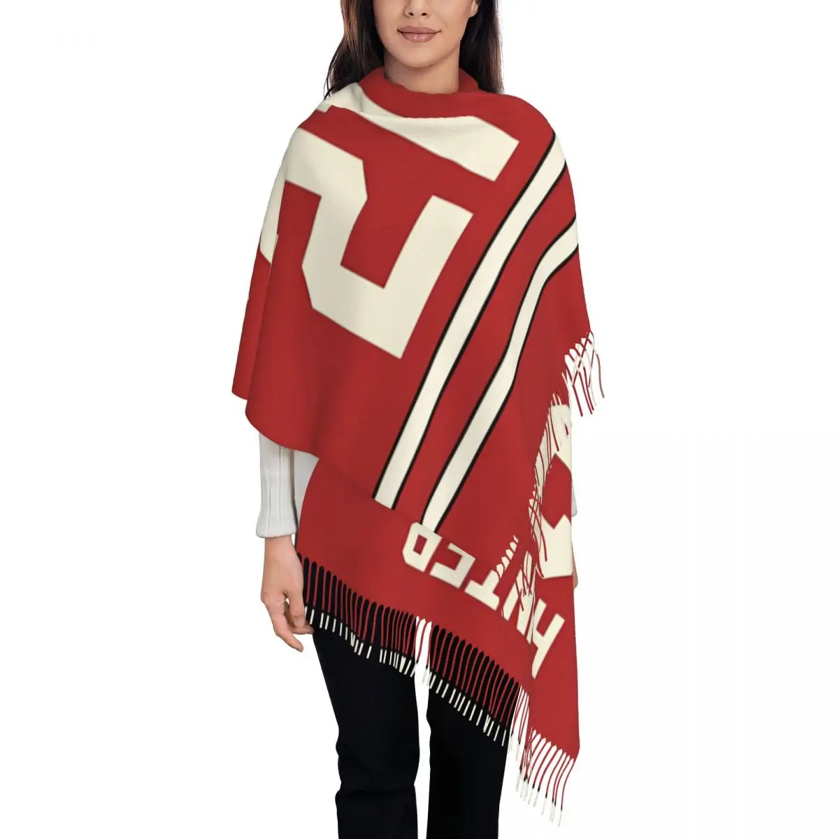 

Scott Hunter 21 Jersey Heated Rivalry Shawl Wraps for Ladies Winter Warm Large Soft Scarf Pashminas Shawl Scarves